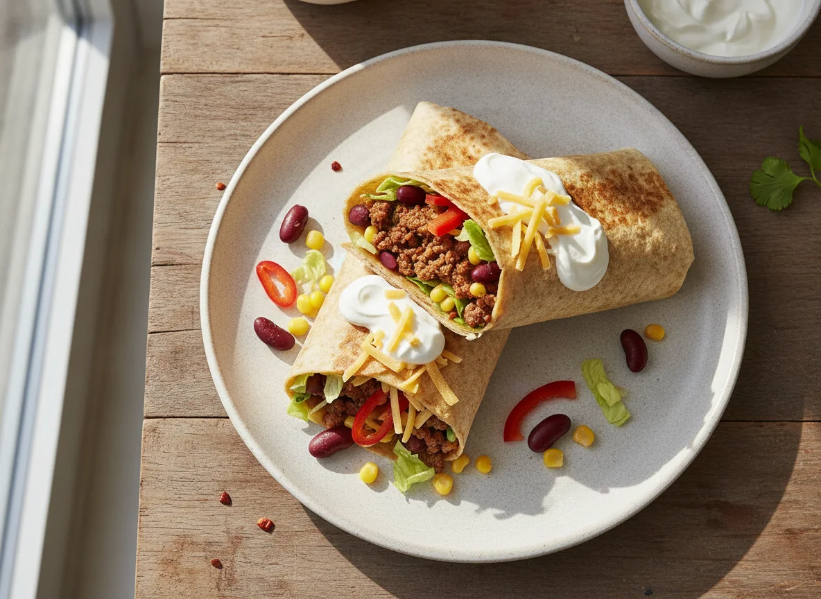 Mexikanischer Tortilla-Wrap photo