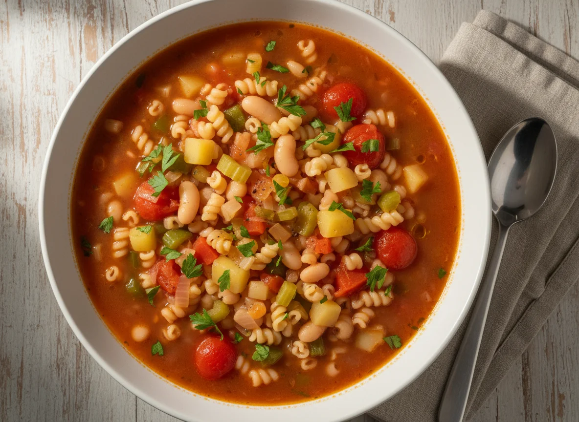 Minestrone-ähnliche Suppe photo