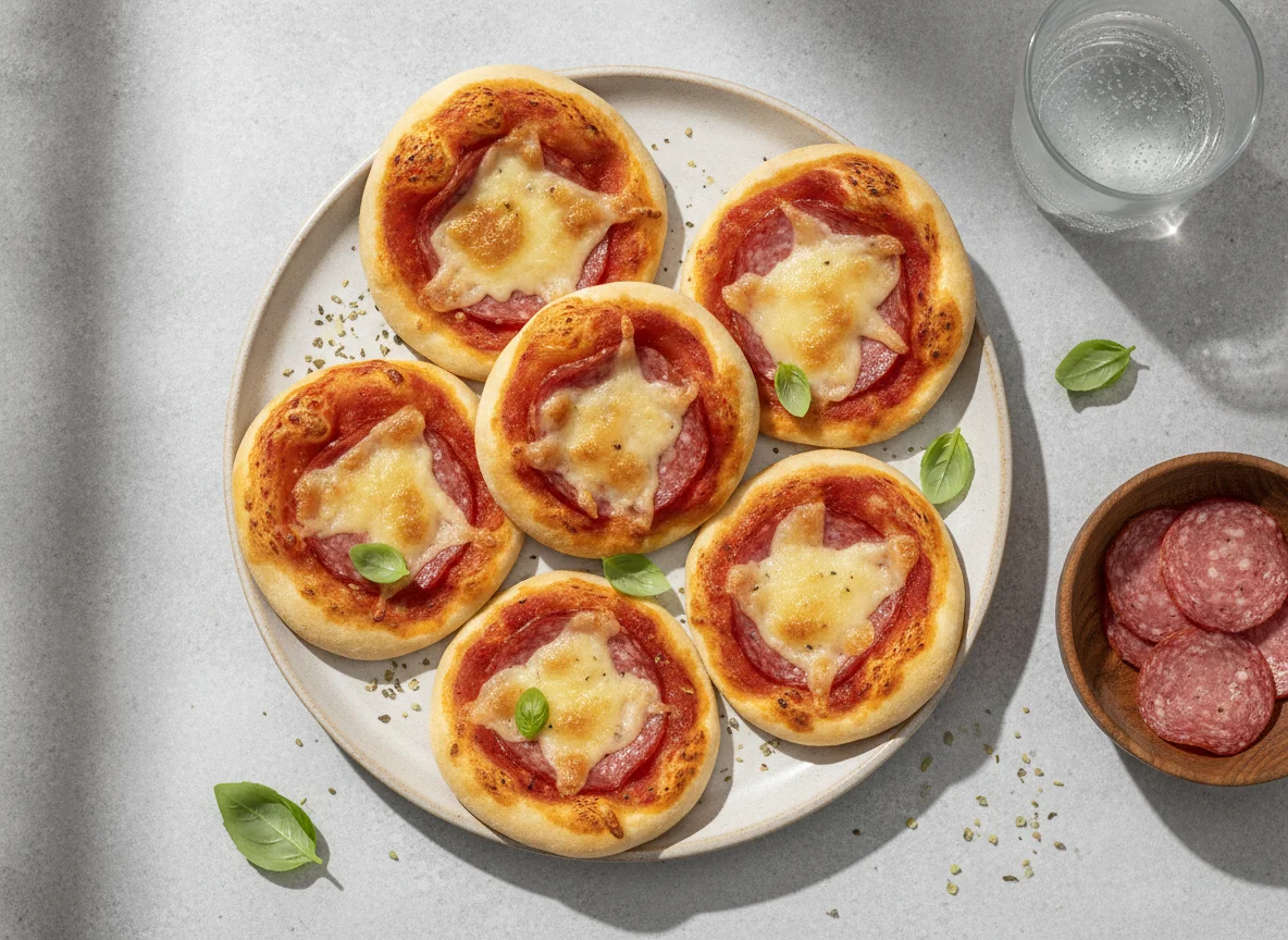 Mini-Pizza Salami photo