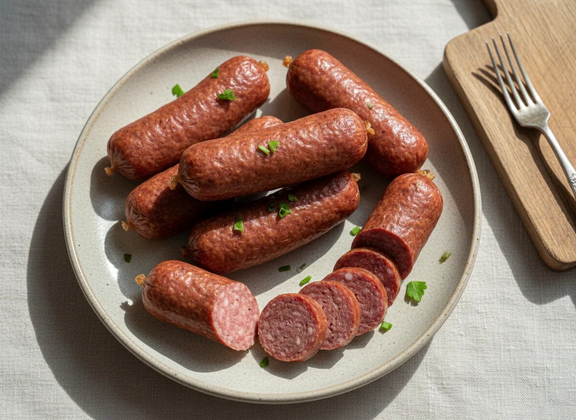 Mini-Schinkenmettwurst photo