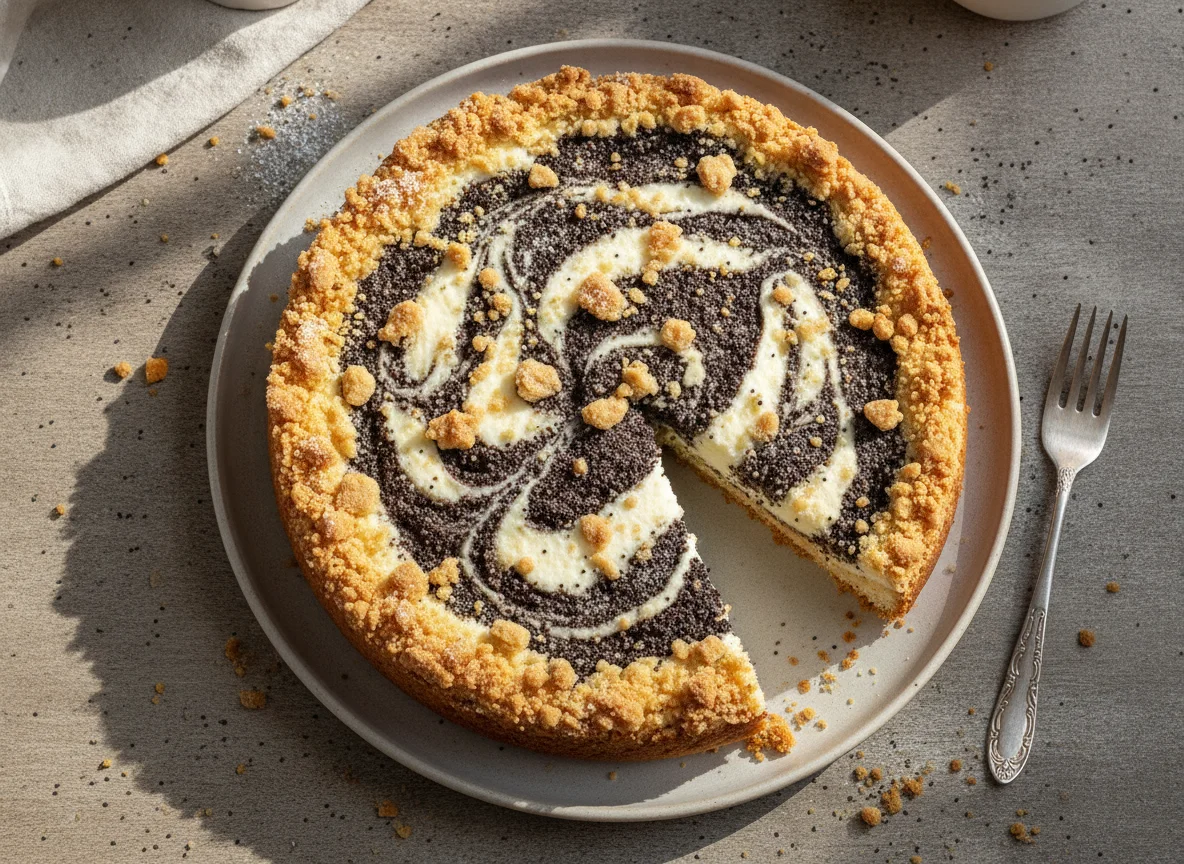 Mohn-Quark-Kuchen photo