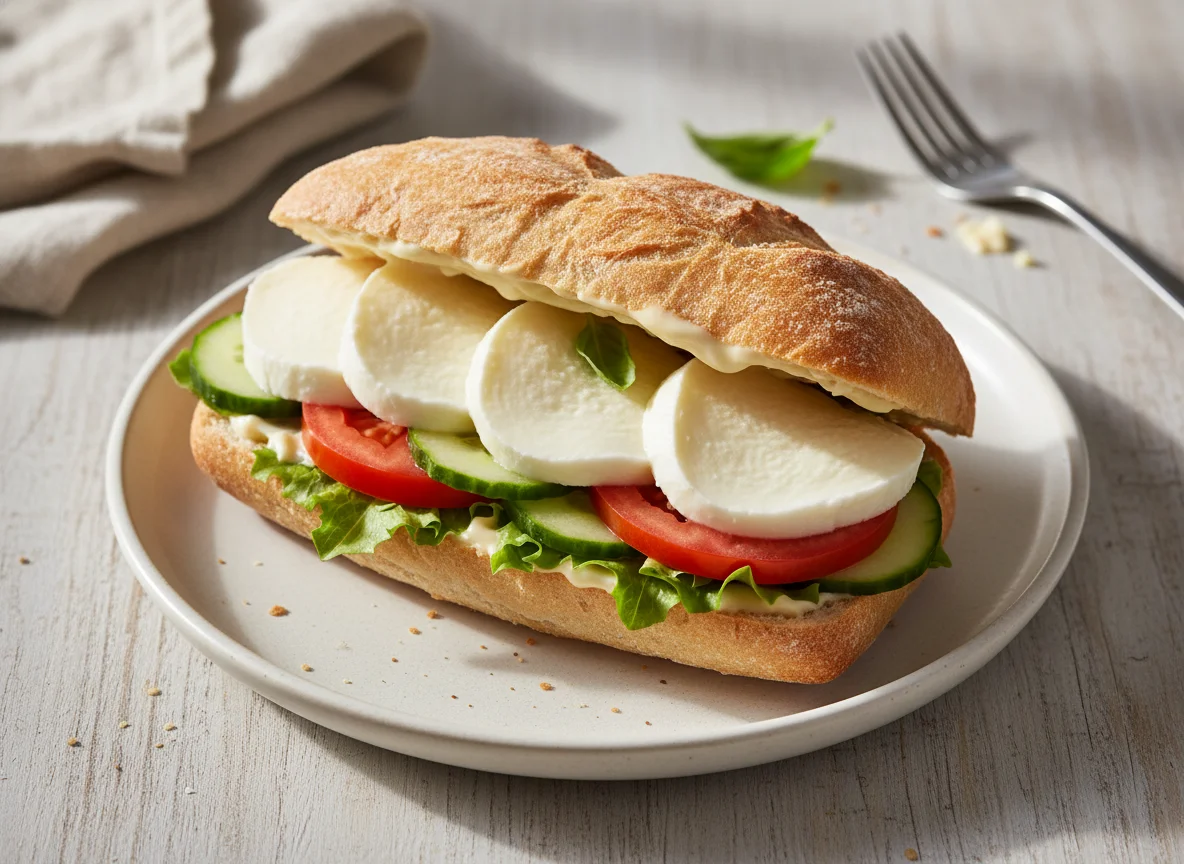 Mozzarella-Sandwich photo