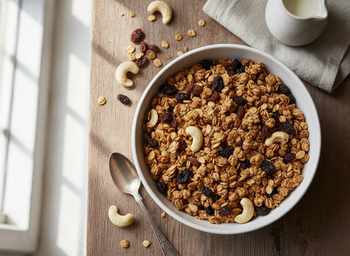 Müsli mit Cashewkernen photo