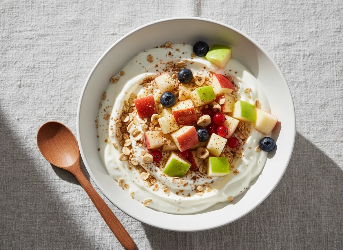 Müsli mit Joghurt und Obst photo