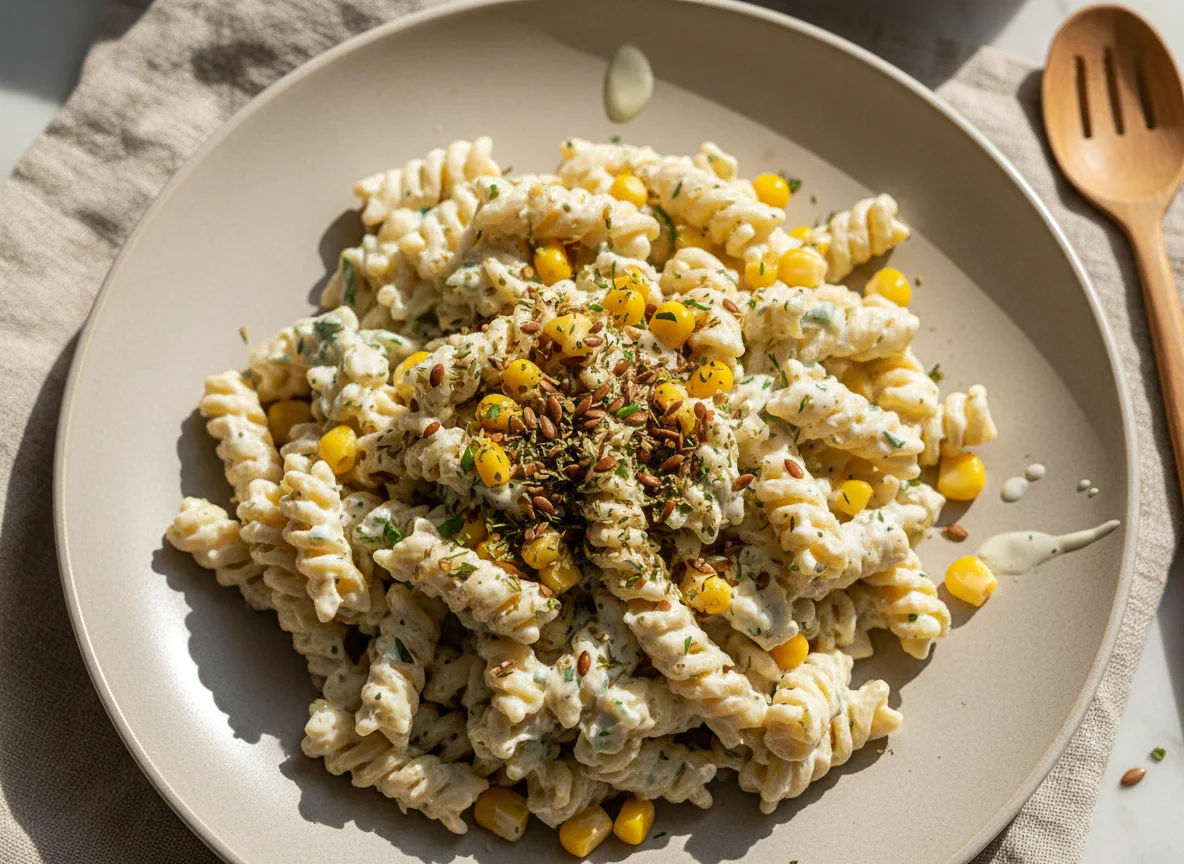 Nudelsalat mit Joghurt-Dressing photo