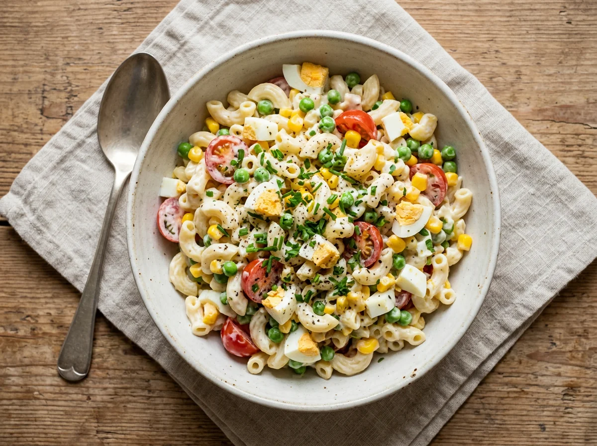 Nudelsalat mit Mayonnaise photo