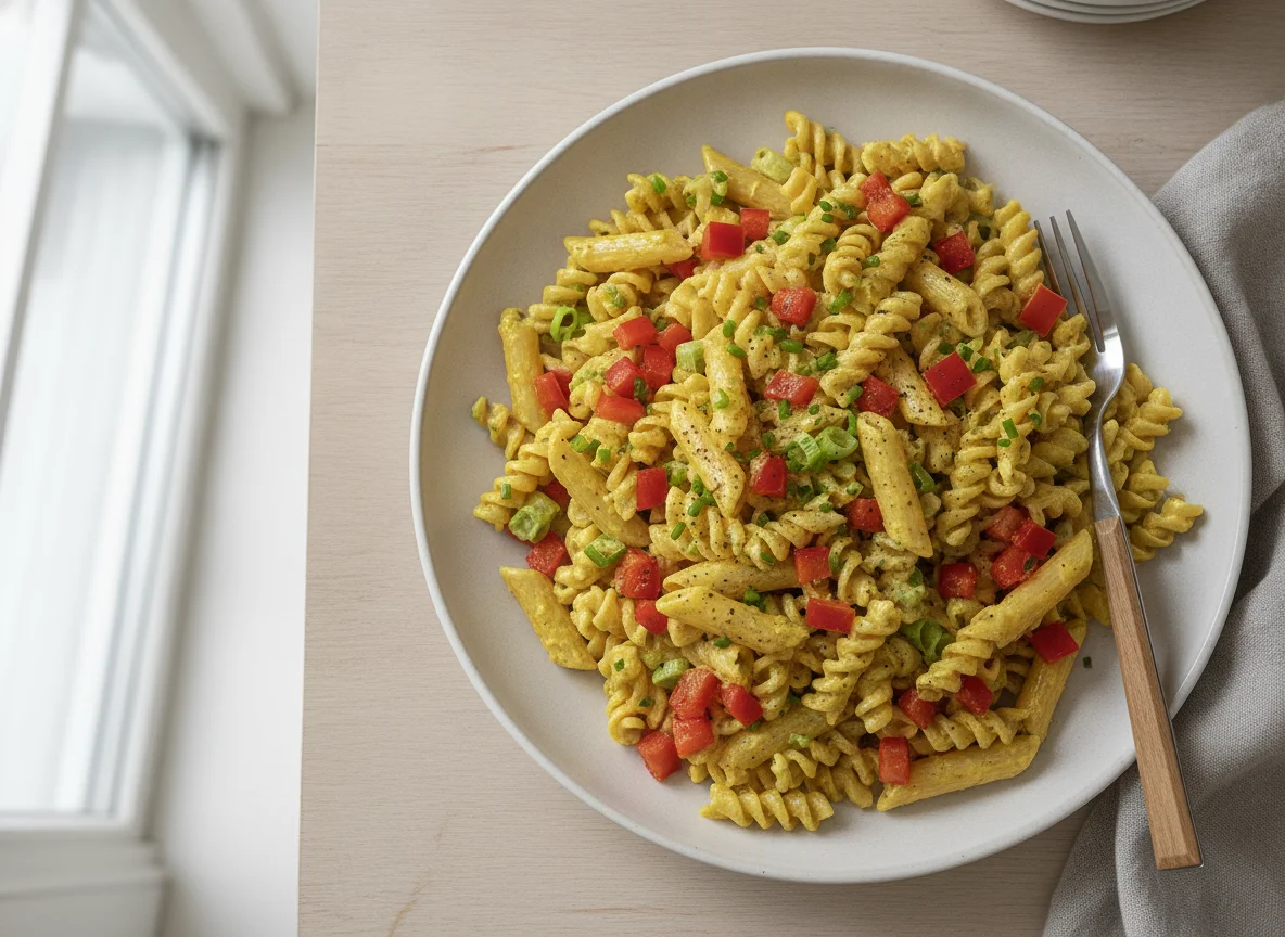 Nudelsalat mit Paprika photo