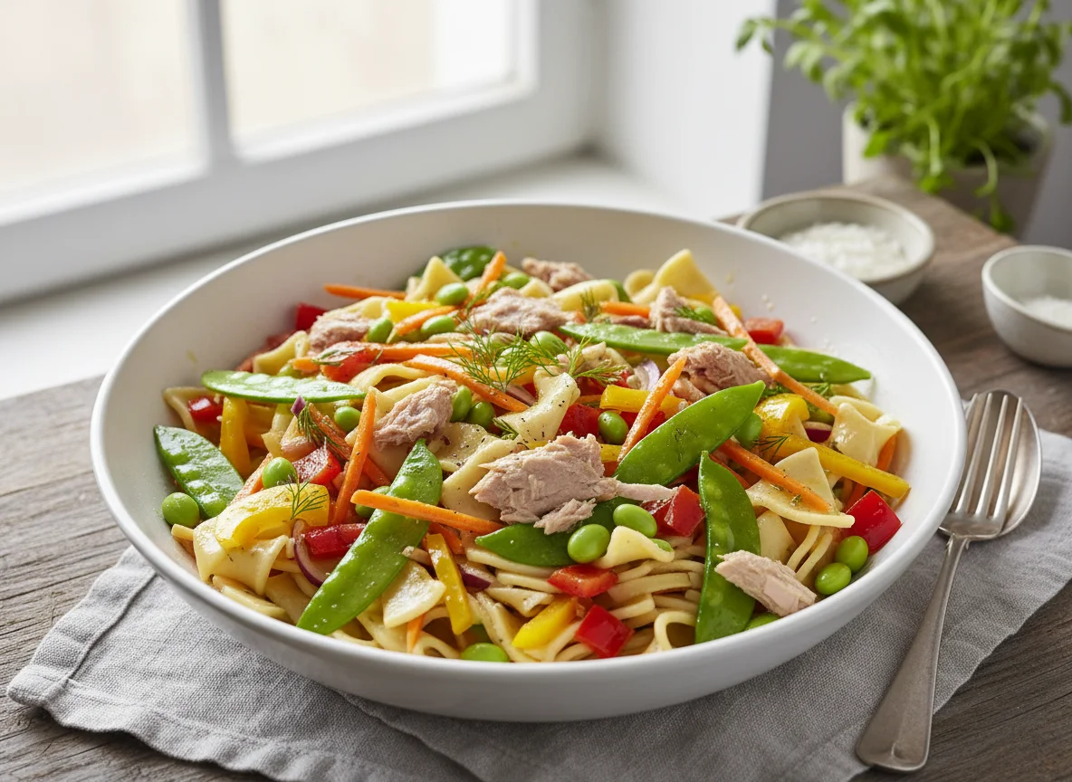 Nudel-Thunfisch-Salat photo