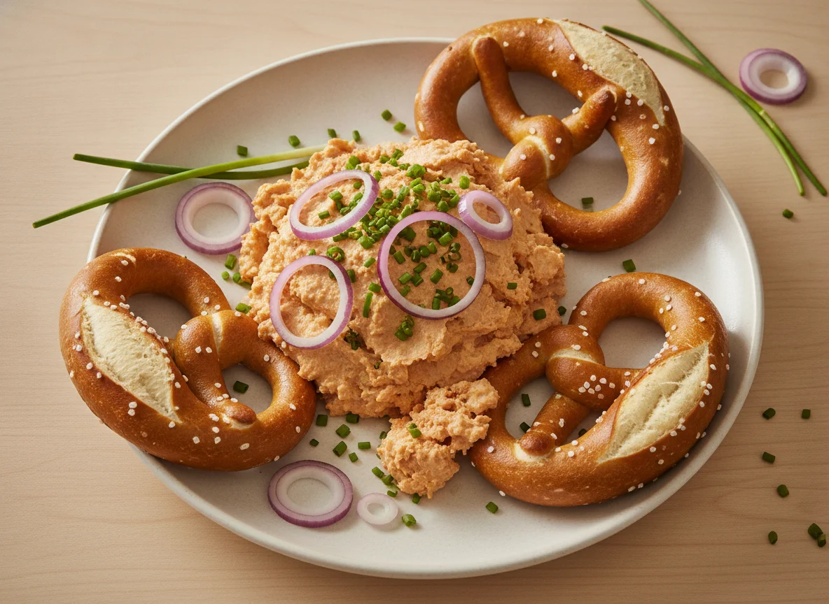 Obatzda mit Brezel photo