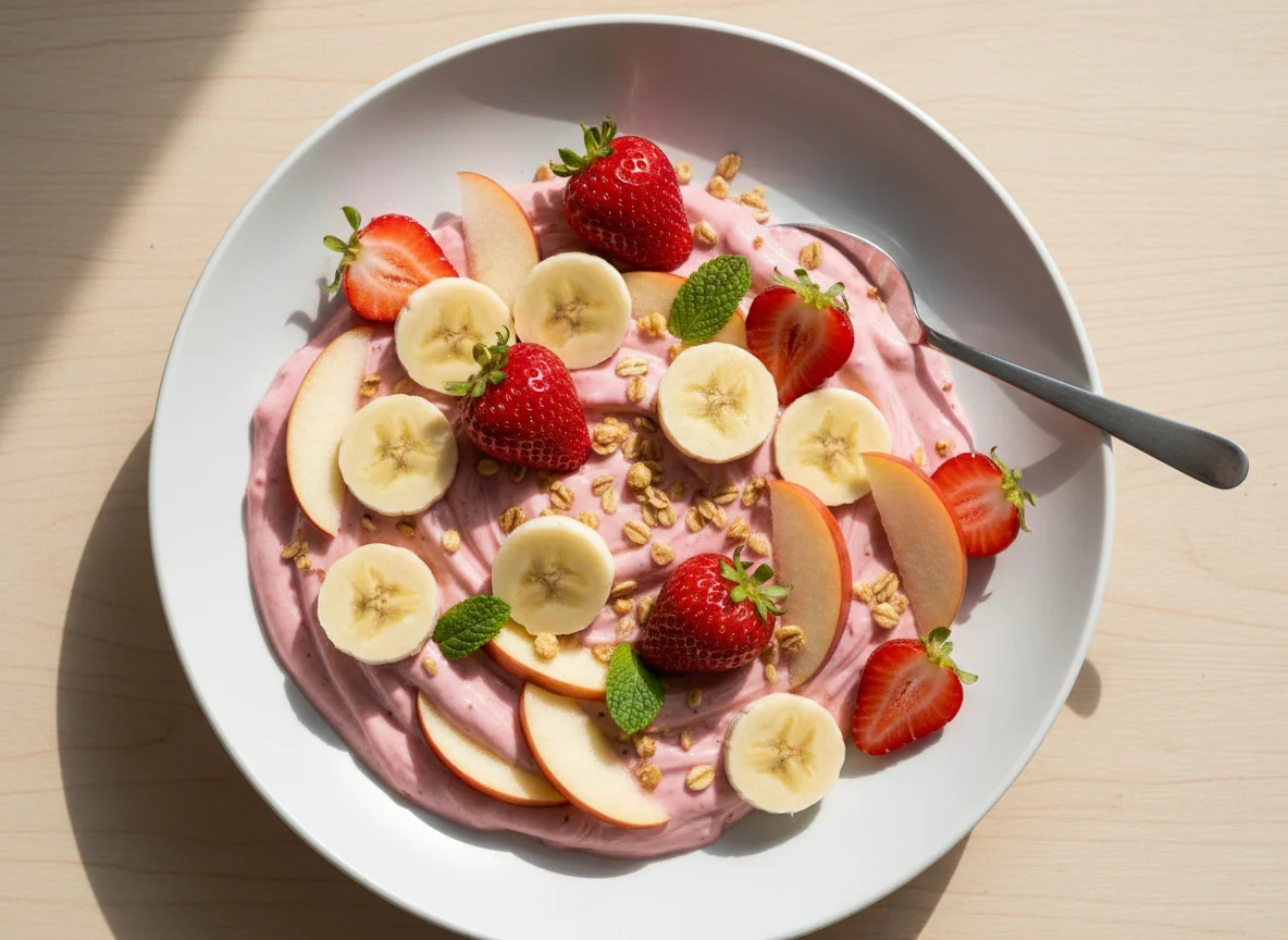 Obst und Joghurt photo