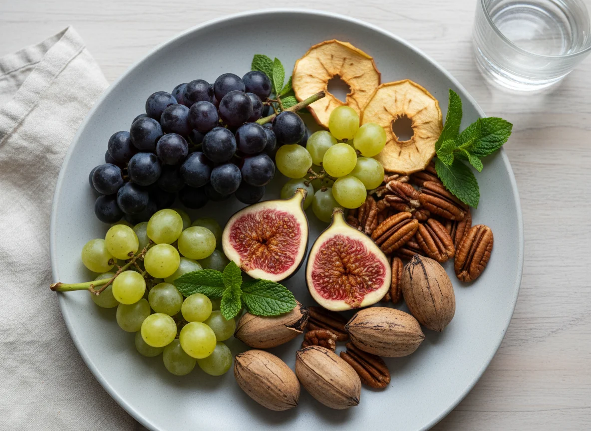 Obst- und Nuss-Snack photo