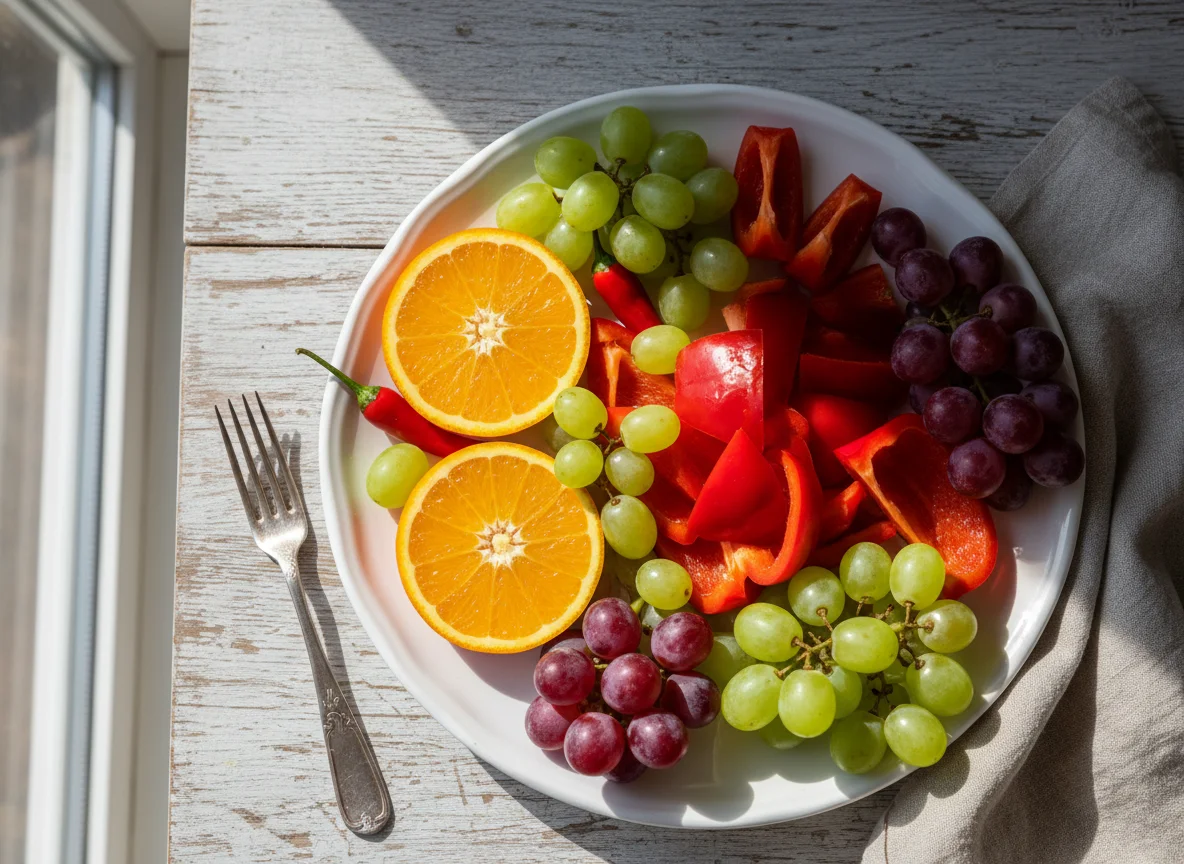 Obst und Paprika photo
