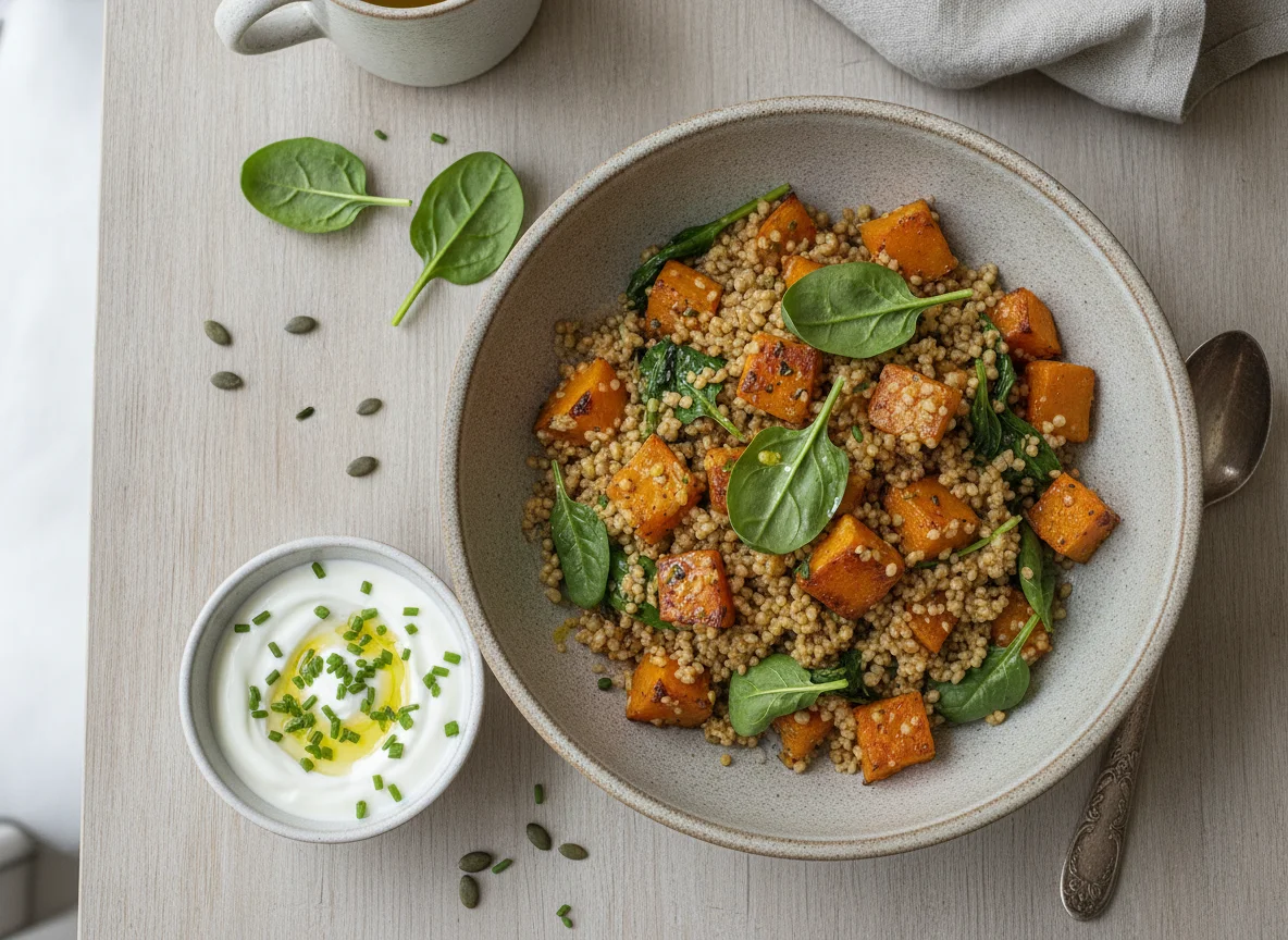 One-Pot-Bulgur mit Kürbis photo