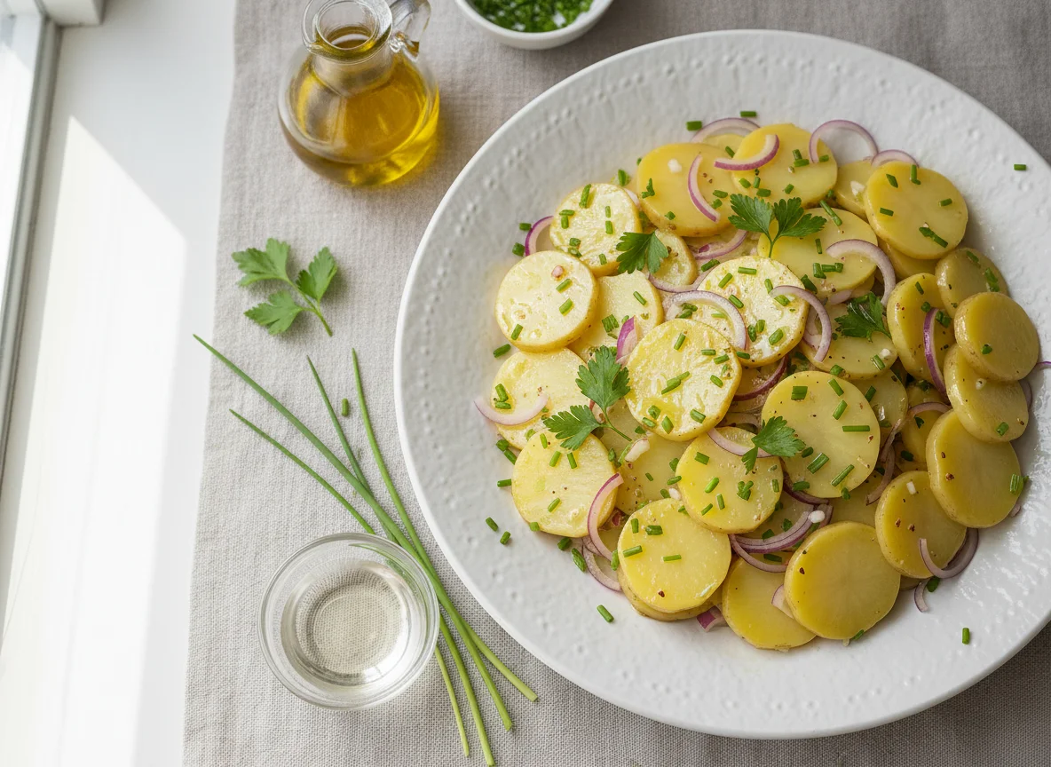 Österreichischer Erdäpfelsalat photo