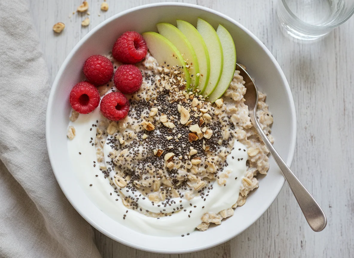Overnight Oats mit Joghurt photo