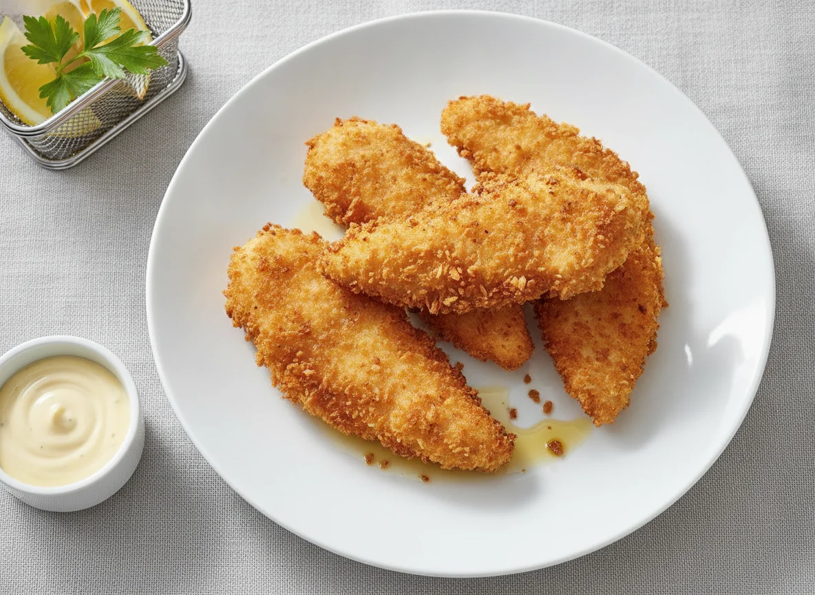 Panierte Hähncheninnenfilets photo