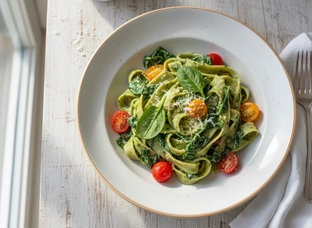 Pappardelle Crème Spinaci photo