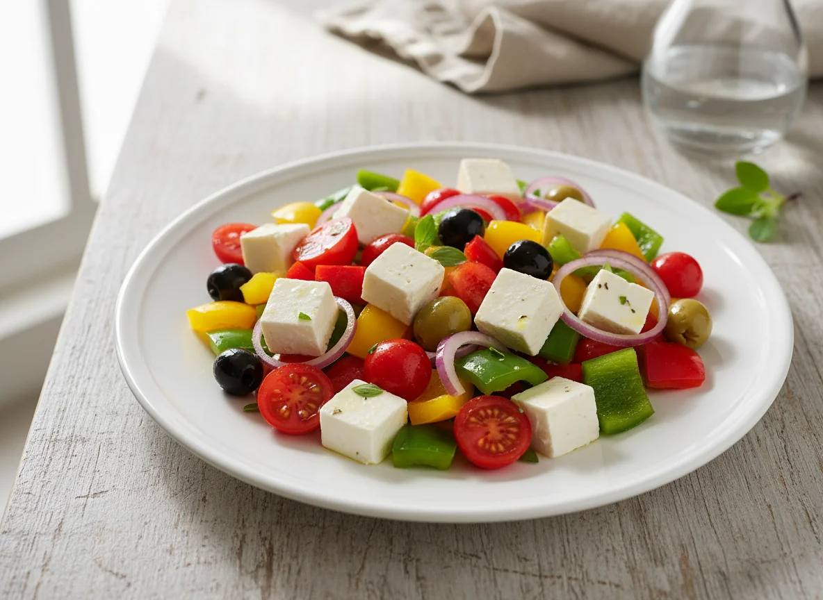 Paprika-Feta-Salat photo