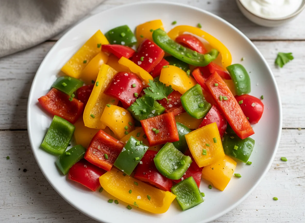 Paprika-Stücke photo