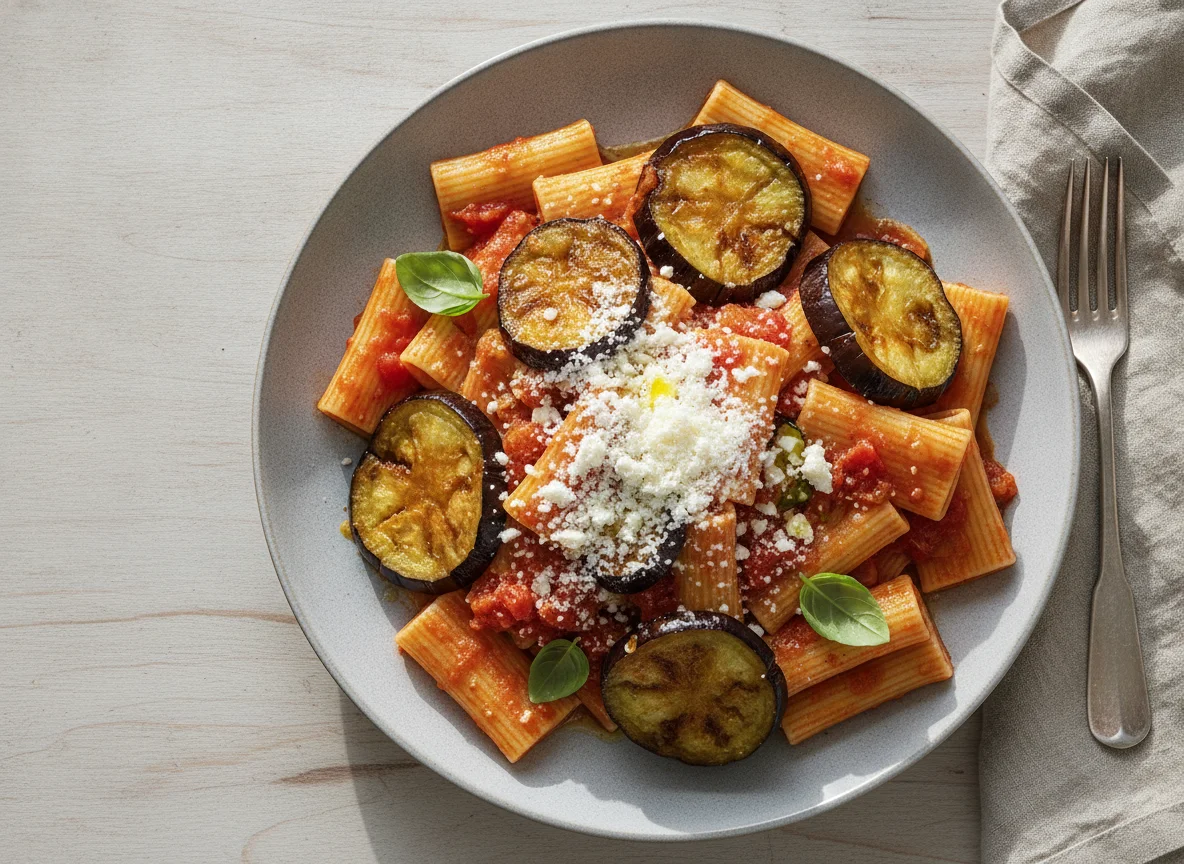 Pasta alla Norma photo