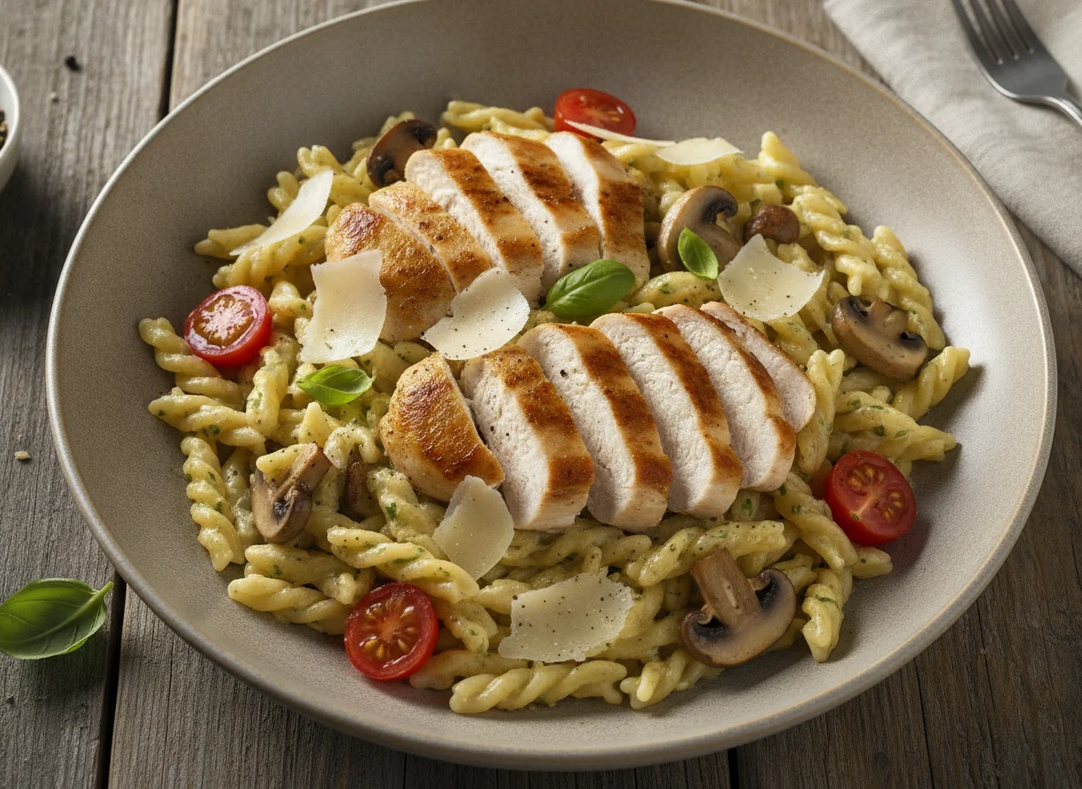 Pasta Caesar Chicken photo
