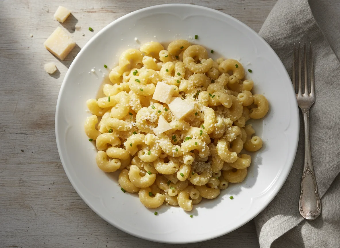 Pasta mit Parmesan photo