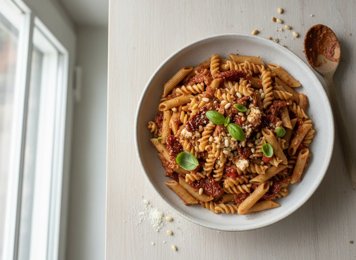 Pasta mit Pesto Calabrese photo