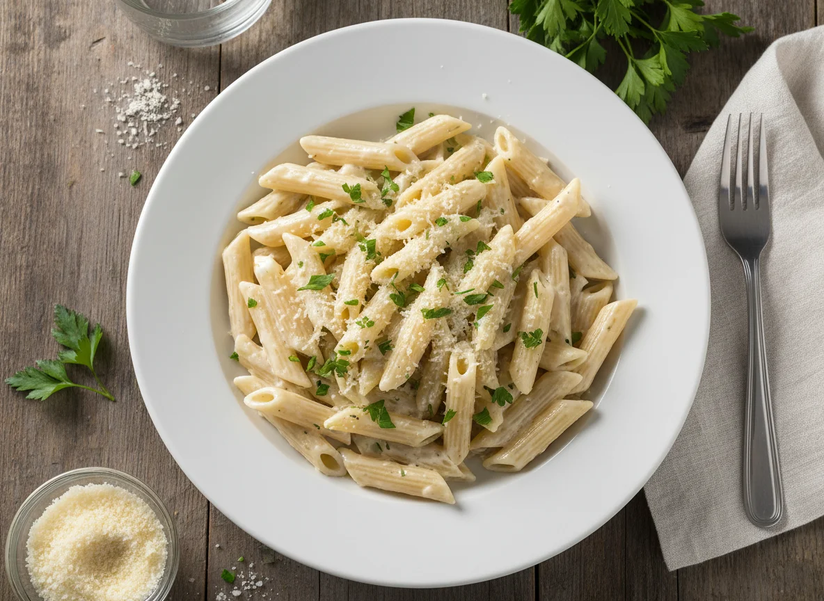 Penne in Sahnesauce photo