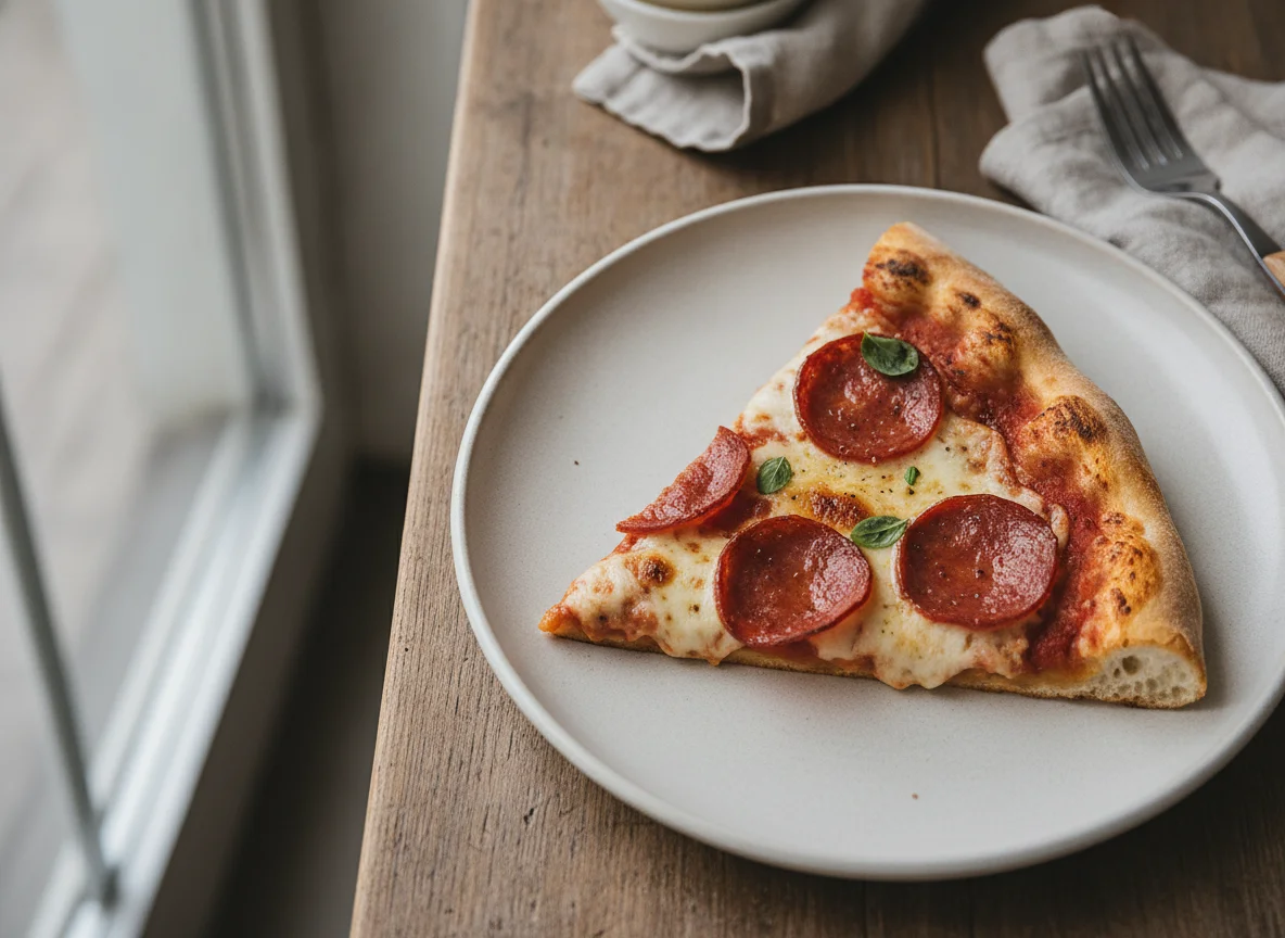 Pepperoni Pizza Stück photo