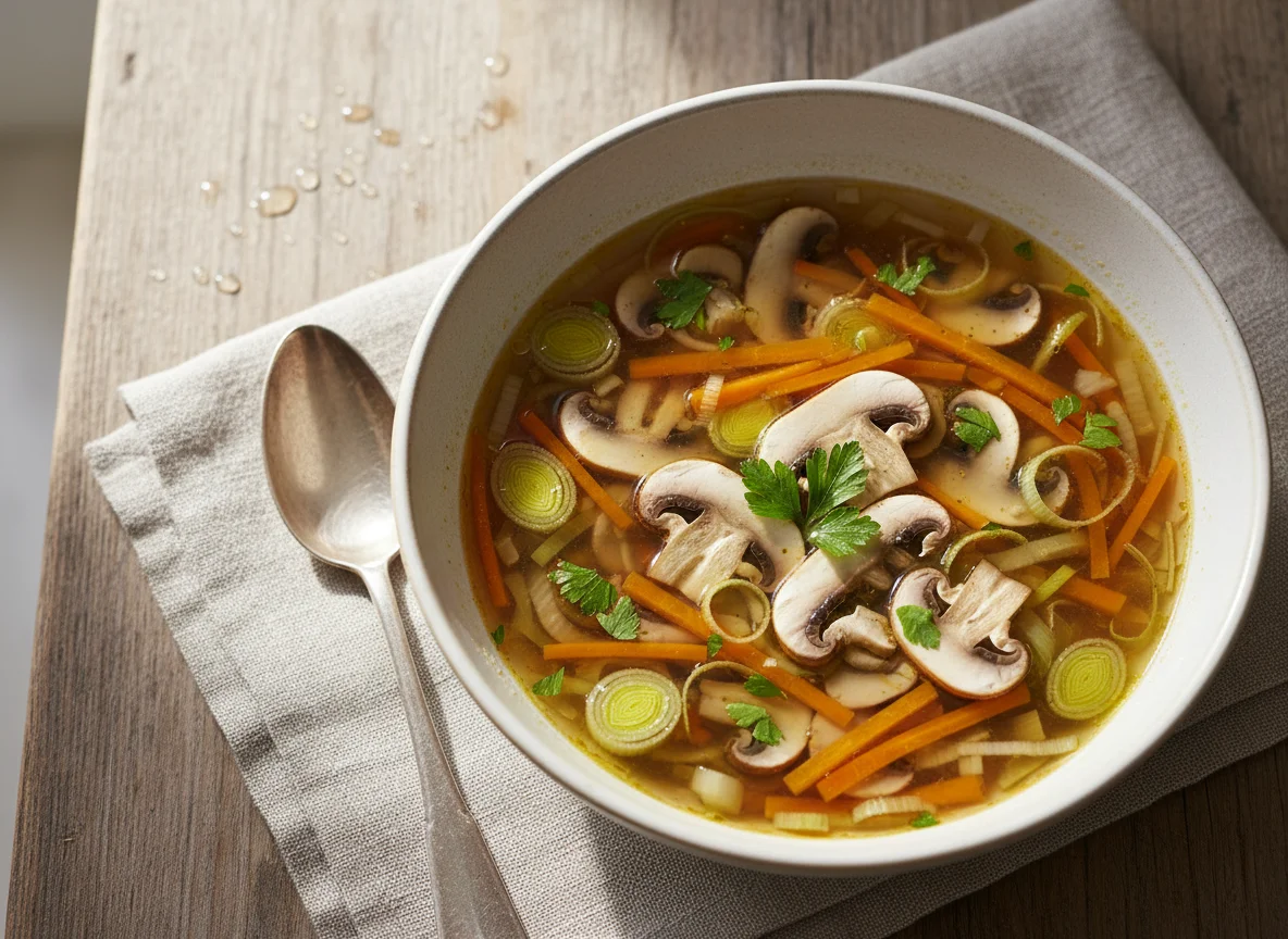 Pilz-Gemüse-Suppe photo
