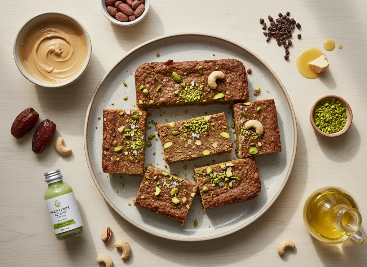 Pistazien-Cashew-Riegel photo