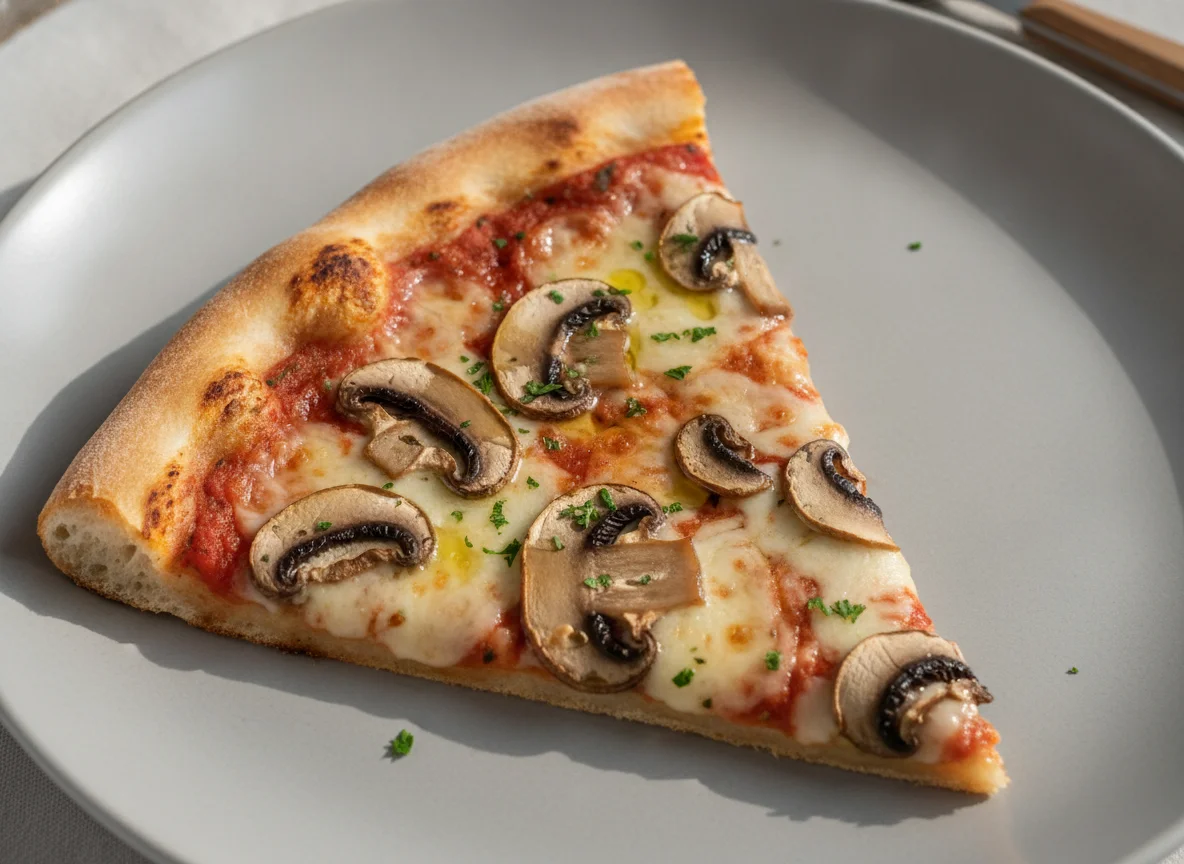 Pizza Funghi Stück photo