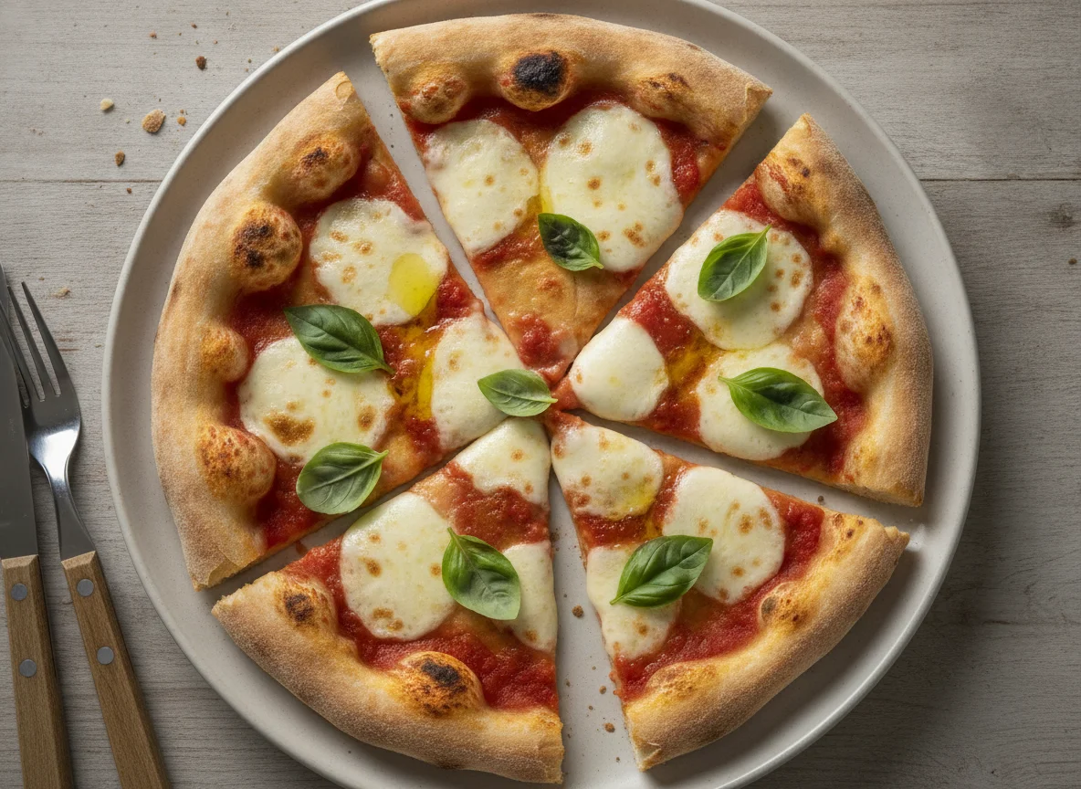 Pizza Margherita Stücke photo