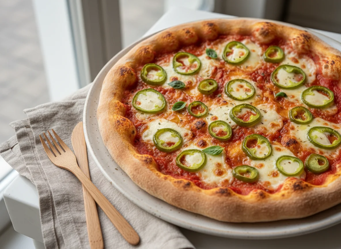 Pizza mit Peperoni photo