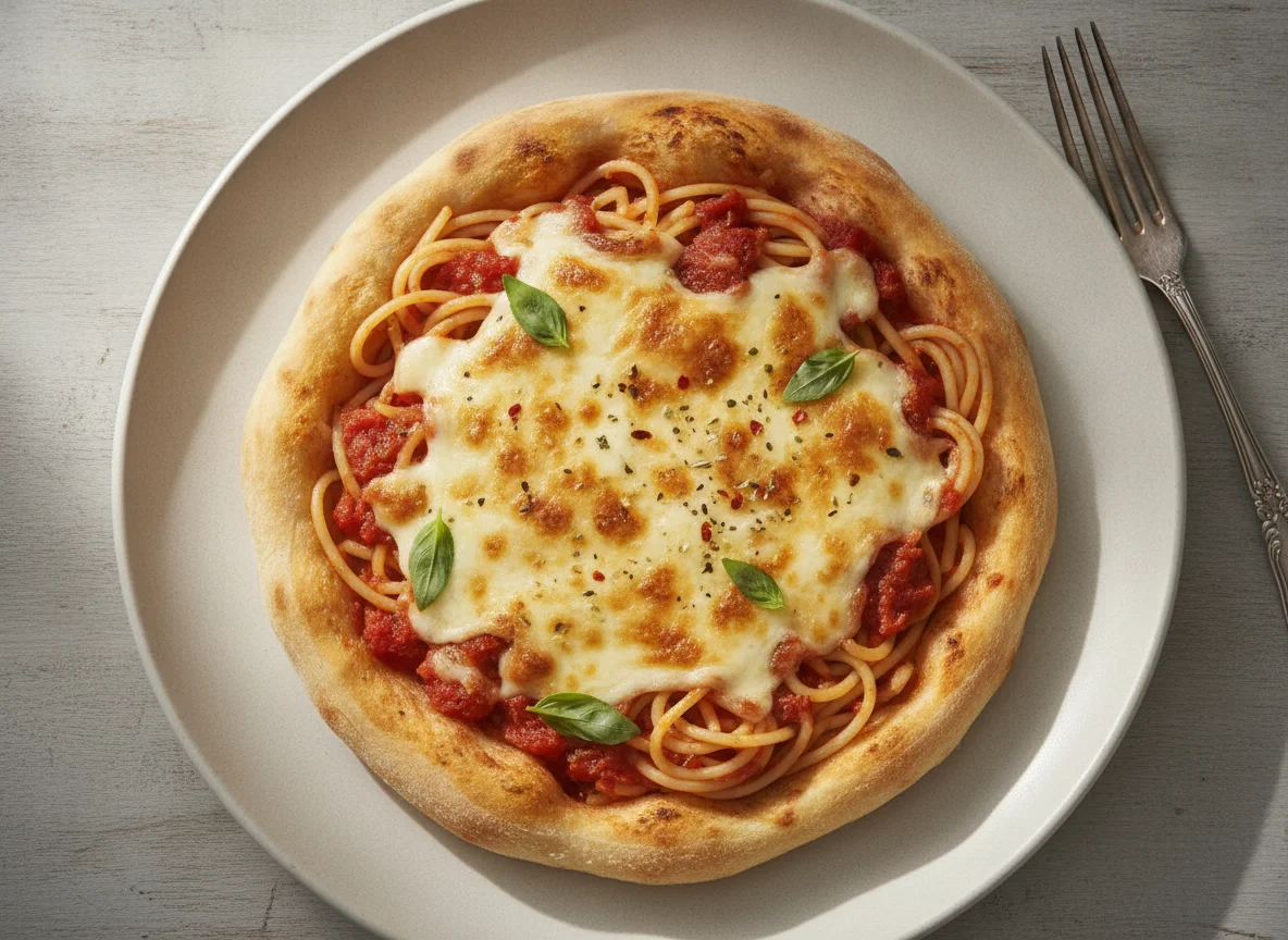 Pizza Spaghetti photo