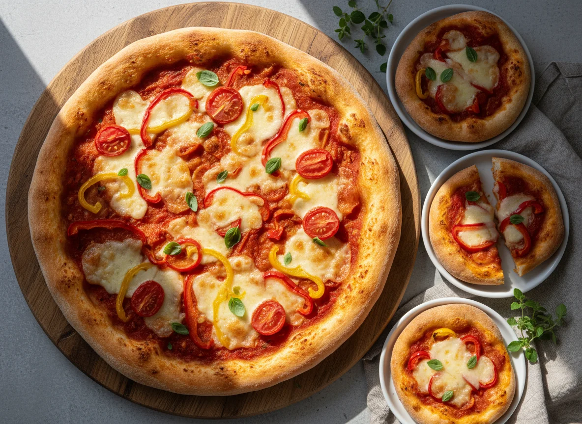 Pizza und Mini-Pizzen photo