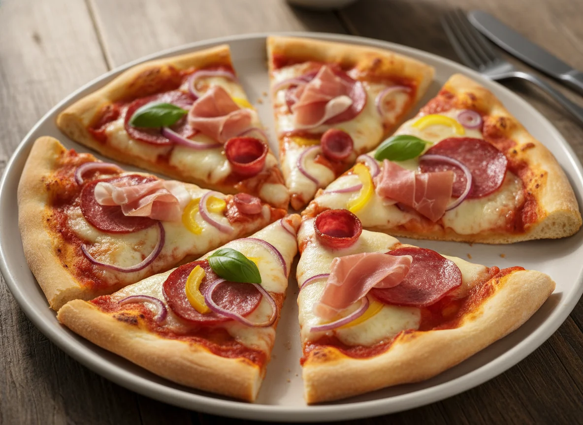 Pizza-Schnitten photo