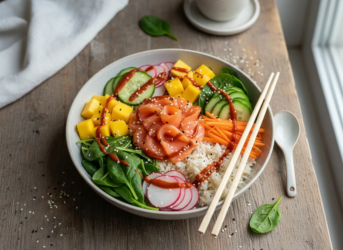 Poké Bowl Lachs photo