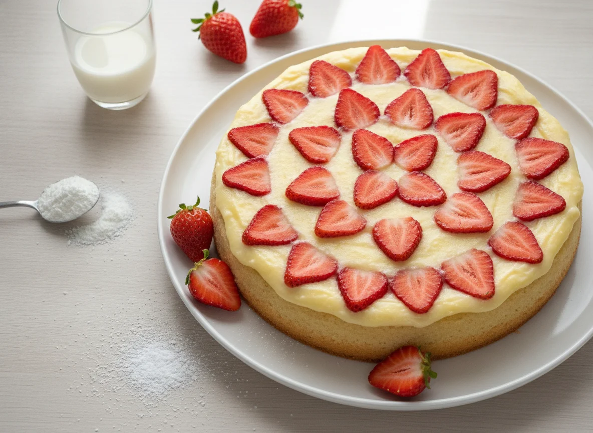 Protein Erdbeerkuchen photo