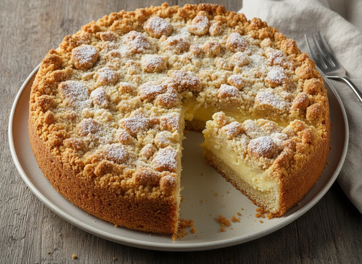 Pudding-Streuselkuchen photo