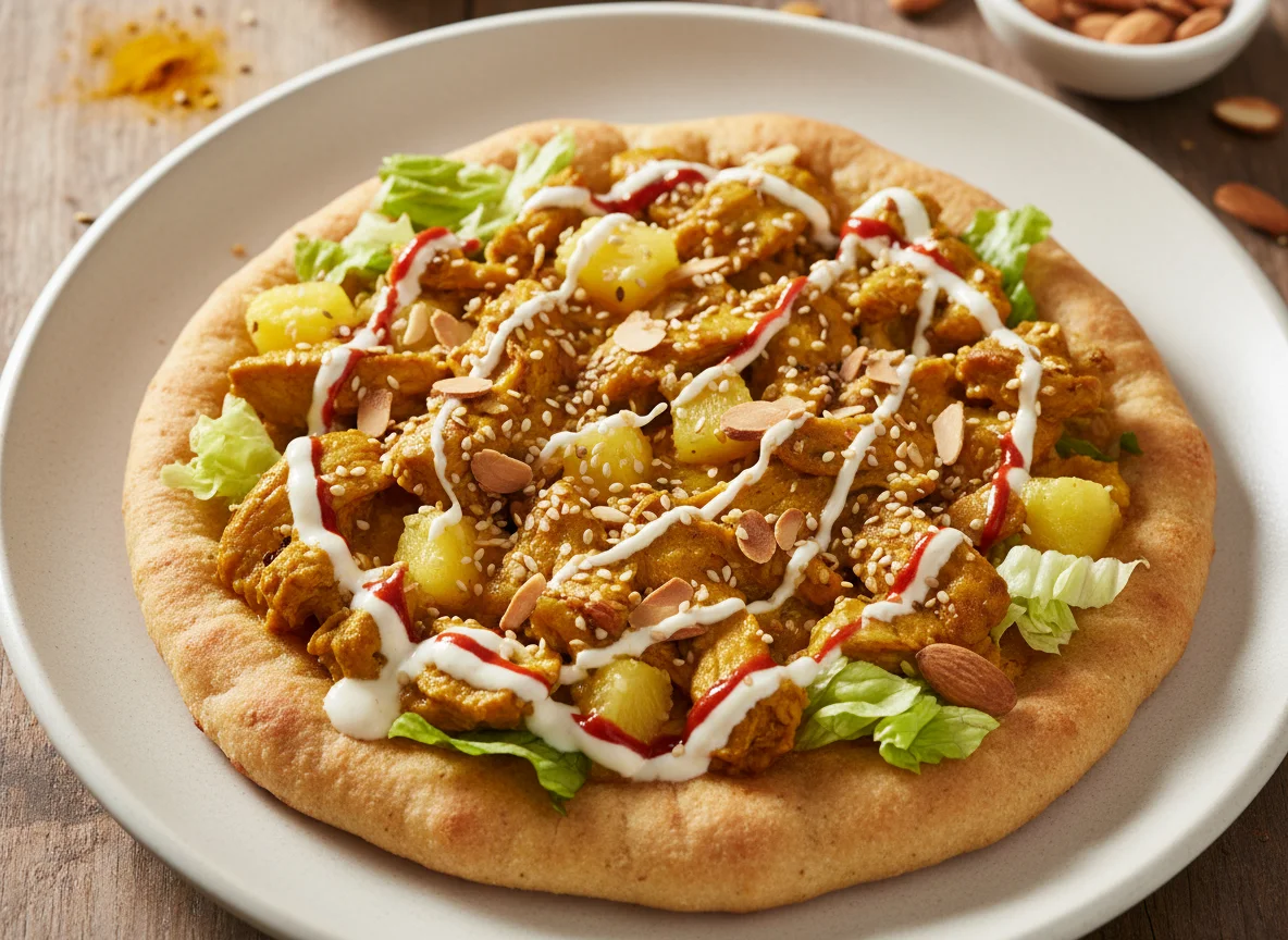 Puten-Curry Fladen photo