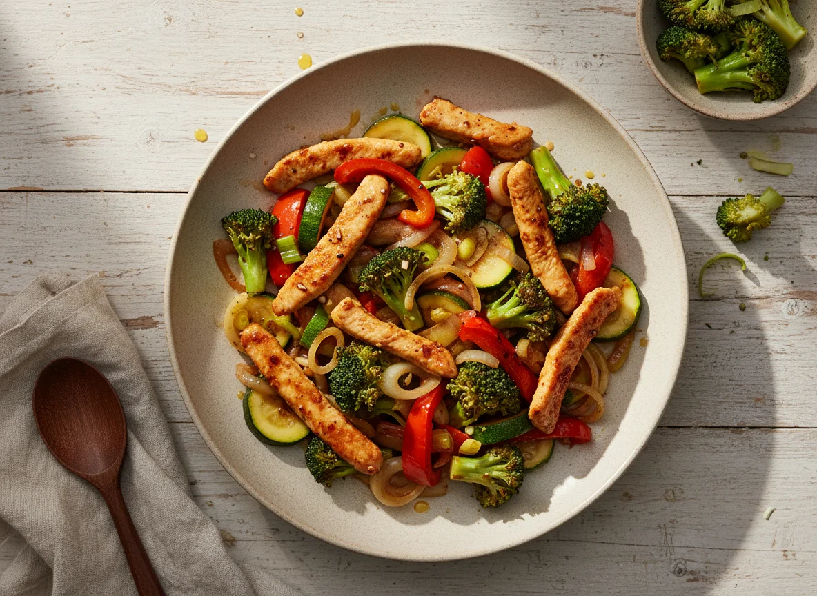 Puten-Gemüse-Pfanne photo