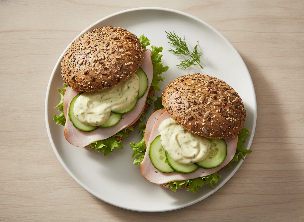 Puten-Mehrkornbrötchen photo