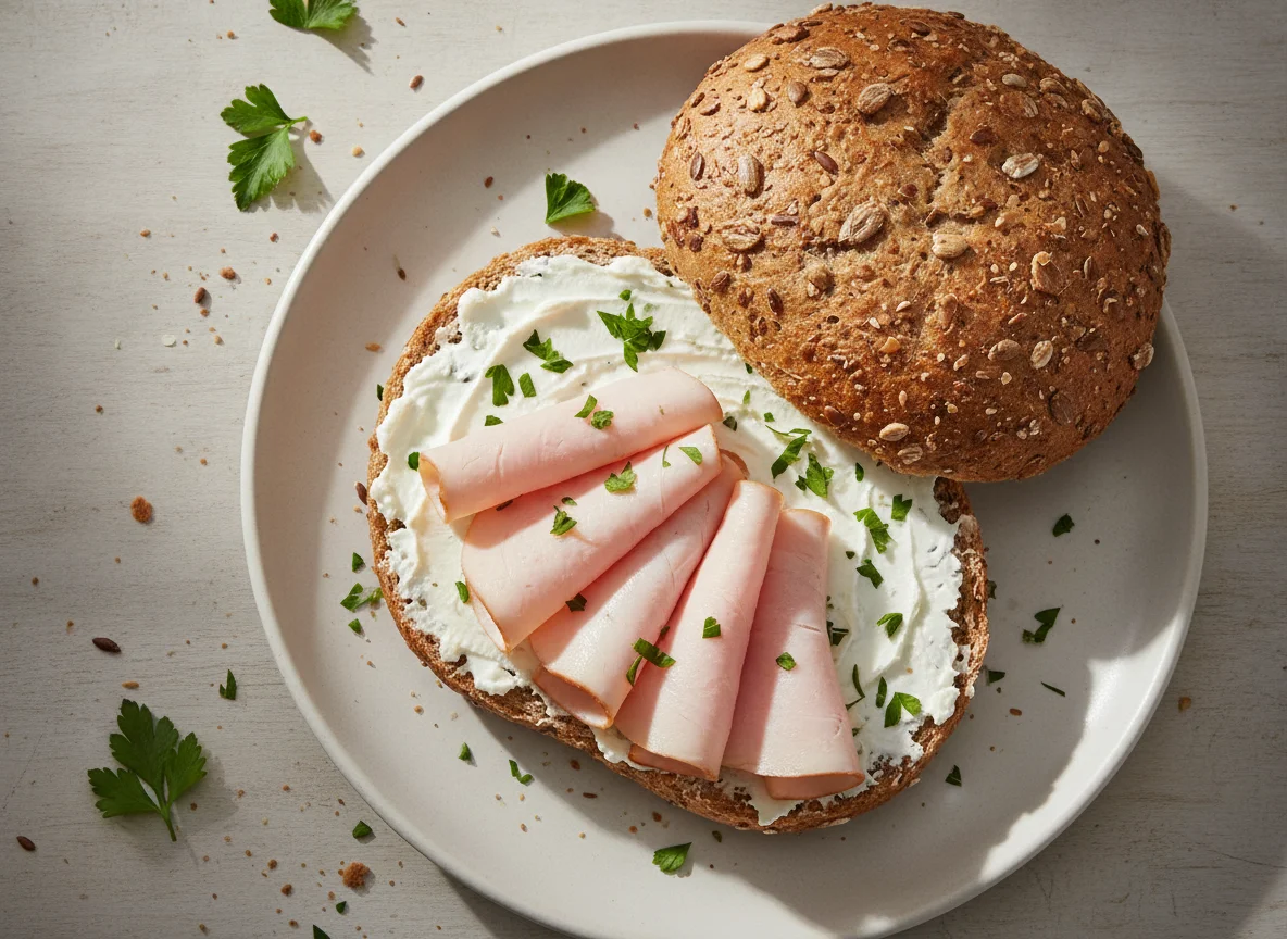 Puten-Vollkornbrötchen photo