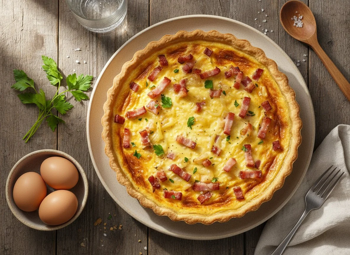 Quiche Lorraine mit Speck photo