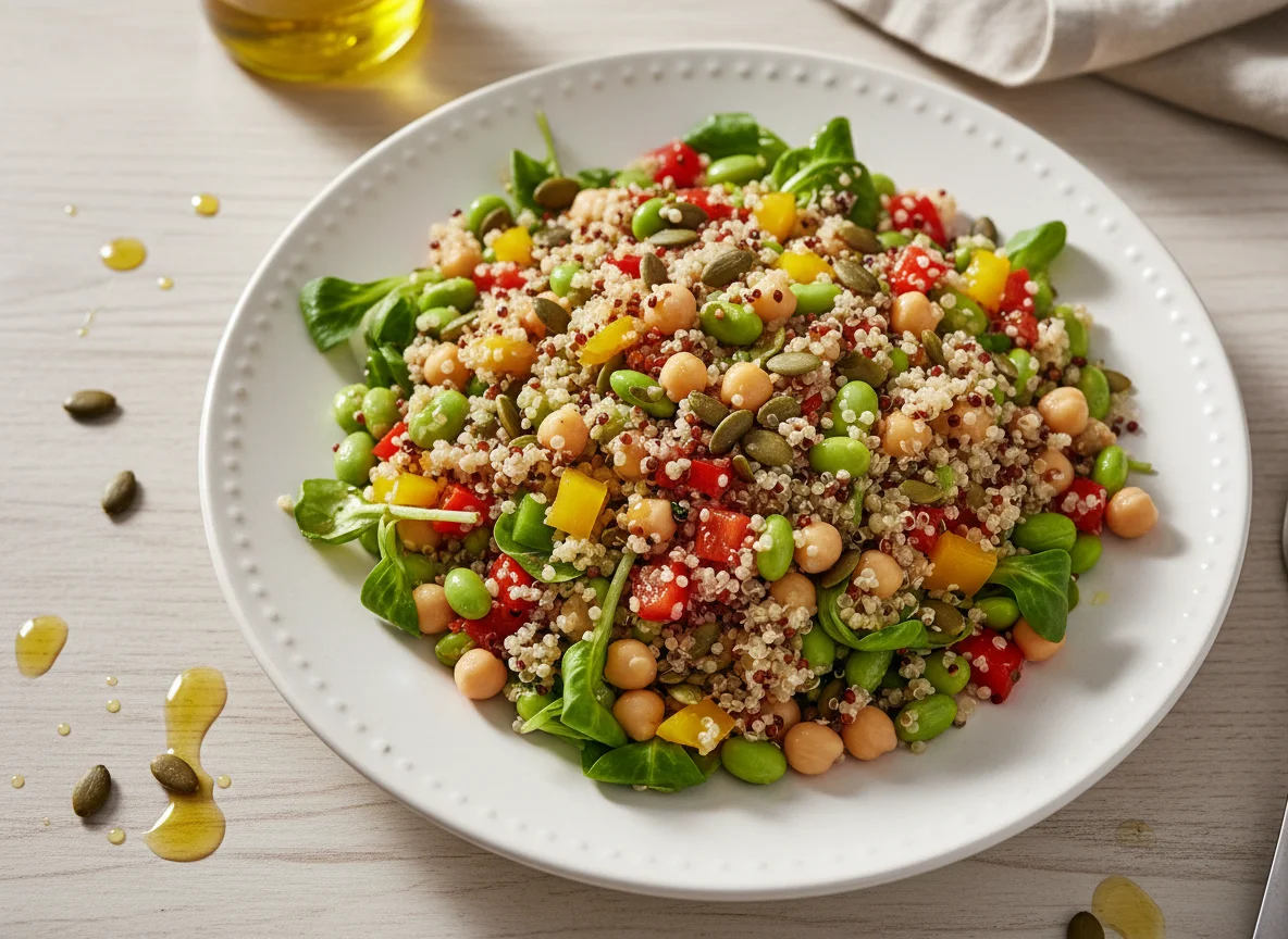 Quinoa-Bohnen-Salat photo