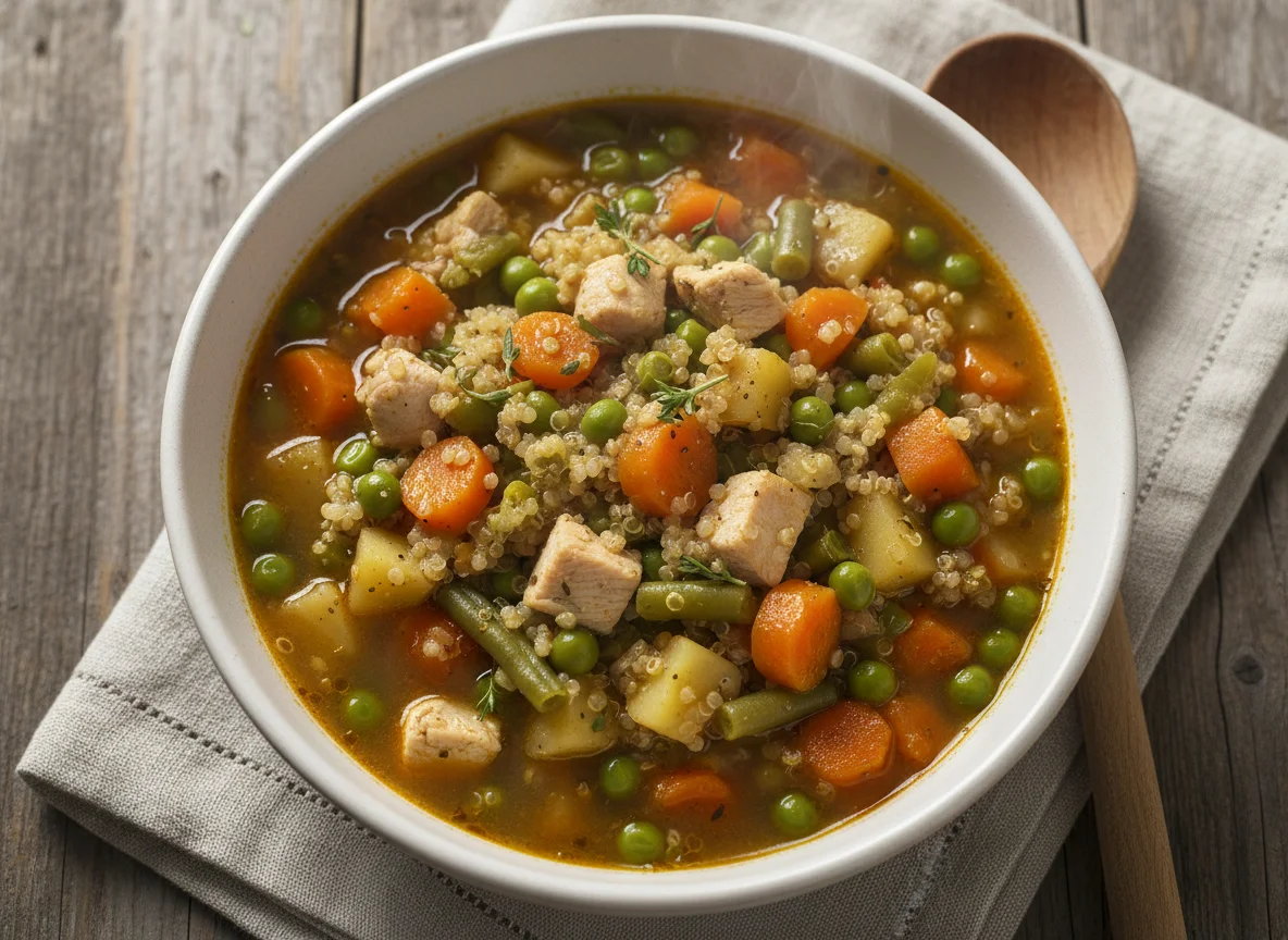 Quinoa-Hähnchen-Gemüse-Eintopf photo