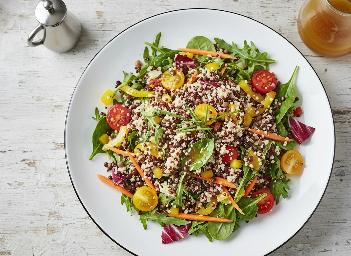 Quinoa-Linsen-Salat photo