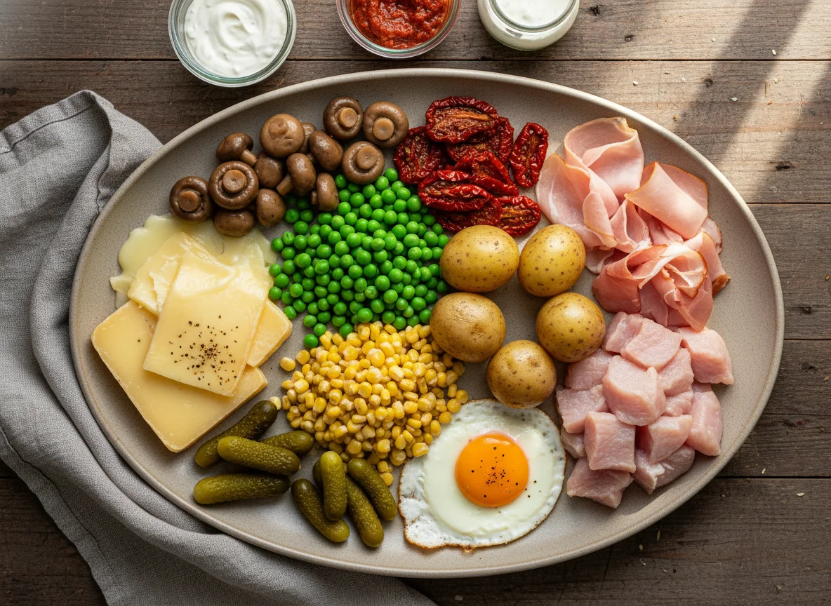 Raclette-Zutaten photo