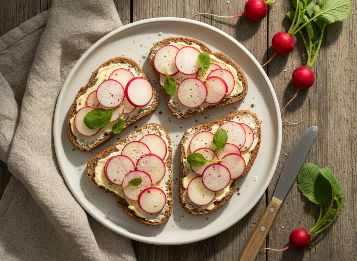 Radieschenbrot photo